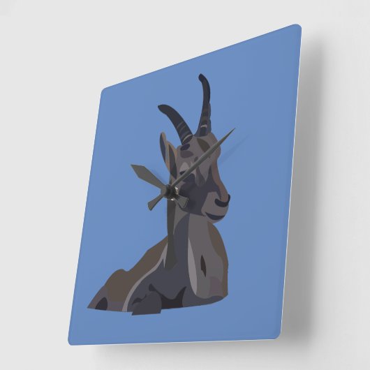 steenbok vierkante klok (Hoek)