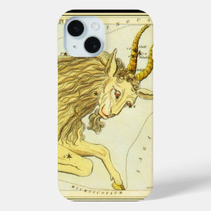 Steenbok Vintage Sterrenbeeld, Urania's Spiegel iPhone 15 Case