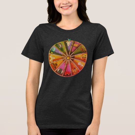 Steenbok voor de winst Tri-Blend shirt (Voorkant)
