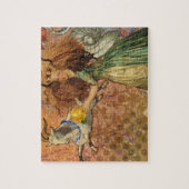 Steenbok Vrouw Collage Vintage Whimsical Surrealis Legpuzzel (Verticaal)