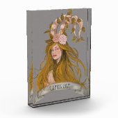 Steenbok Vrouw Fantasy Acryl Wandkunst Fotoblokken (Links)