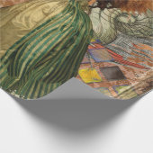 Steenbok Vrouw Geit Whimsical Plezier Cadeaupapier (Hoek)