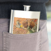 Steenbok Vrouw Geit Whimsical Plezier Heupfles (Voorbeeld)