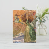 Steenbok Vrouw Geit Whimsical Plezier Kaart (Staand voorkant)