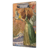 Steenbok Vrouw Geit Whimsical Plezier Klembord (Links)