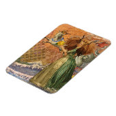 Steenbok Vrouw Geit Whimsical Plezier Magneet (Linkerzijde)