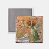 Steenbok Vrouw Geit Whimsical Plezier Magneet (Voorkant / Achterkant)