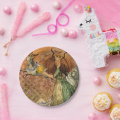 Steenbok Vrouw Geit Whimsical Plezier Papieren Bordje (Feest)