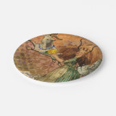 Steenbok Vrouw Geit Whimsical Plezier Papieren Bordje (Gekanteld)