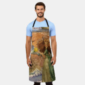 Steenbok Vrouw Geit Whimsical Plezier Schort (Gedragen)