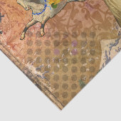 Steenbok Vrouw Geit Whimsical Plezier Tissuepapier (Detail)