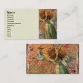 Steenbok Vrouw Geit Whimsical Plezier Visitekaartje (Voorkant / Achterkant)