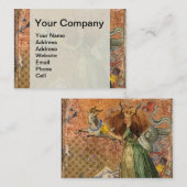 Steenbok Vrouw Geit Whimsical Plezier Visitekaartje (Voorkant / Achterkant)