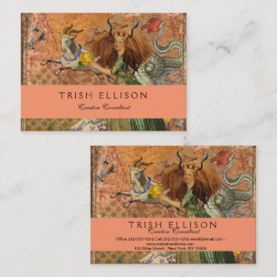 Steenbok Vrouw Geit Whimsical Plezier Visitekaartje