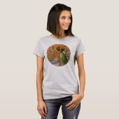 Steenbok Vrouw Geit Whimsiek Fun T-shirt (Voorkant volledig)