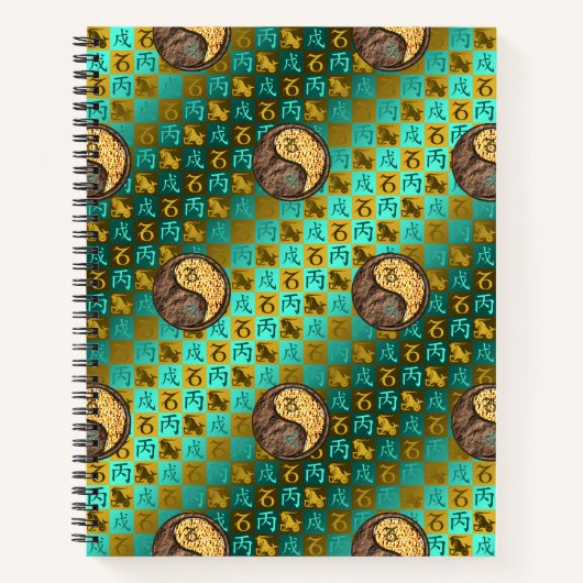 Steenbok & Vuur Hond Notitieboek (Voorkant)