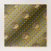 Steenbok & Vuur Konijn Legpuzzel (Horizontaal)