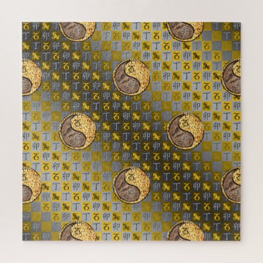 Steenbok & Vuur Konijn Legpuzzel (Verticaal)