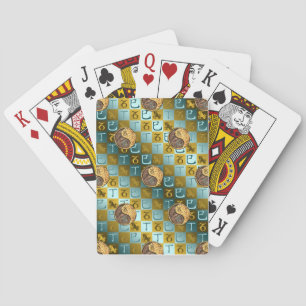 Steenbok & Vuur Slang Pokerkaarten