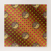 Steenbok & Vuur Tijger Legpuzzel (Horizontaal)