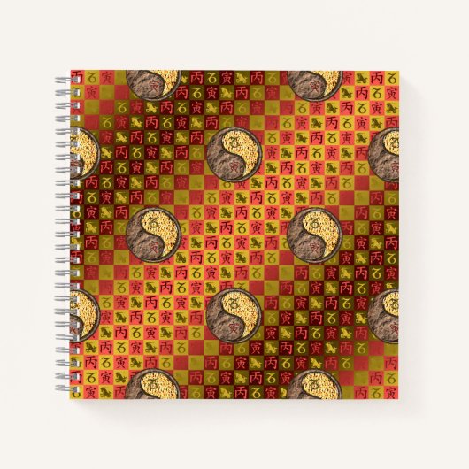 Steenbok & Vuur Tijger Notitieboek (Voorkant)