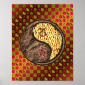 Steenbok & Vuur Tijger Poster (Voorkant)