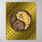 Steenbok & Vuurdraak Poster (Voorkant)