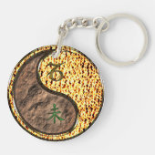 Steenbok & vuurgeit sleutelhanger (Achterkant)