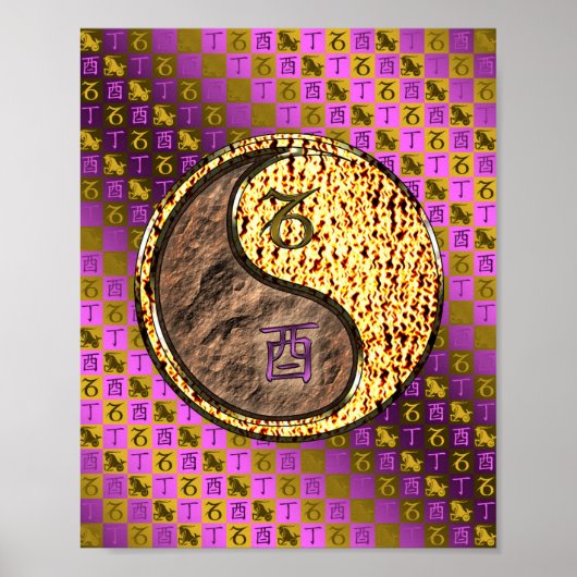 Steenbok & vuurhaan poster (Voorkant)