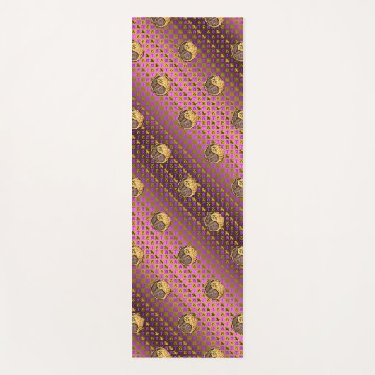 Steenbok & vuurhaan yogamat (Voorkant)