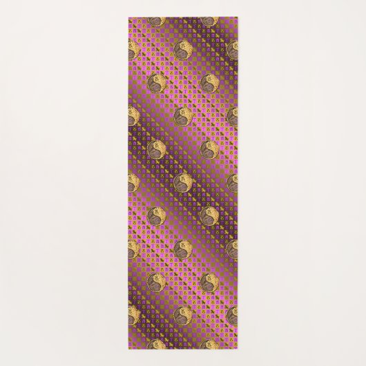 Steenbok & vuurhaan yogamat (Achterkant)