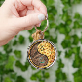 Steenbok & vuurslang sleutelhanger (Hand)