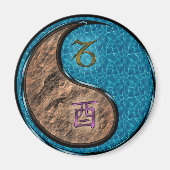 Steenbok & Water Haan Magneet (Voorkant)