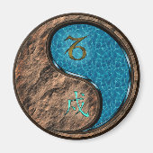 Steenbok & Water Hond Magneet (Voorkant)