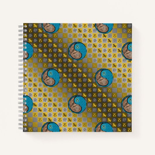 Steenbok & Water Konijn Notitieboek (Voorkant)
