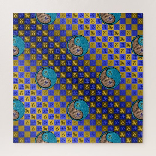 Steenbok & Water Os Legpuzzel (Verticaal)