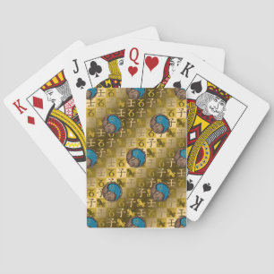 Steenbok & Water Rat Pokerkaarten