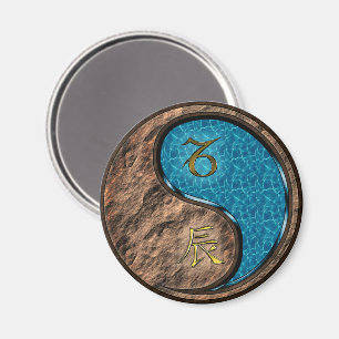 Steenbok & Waterdraak Magneet