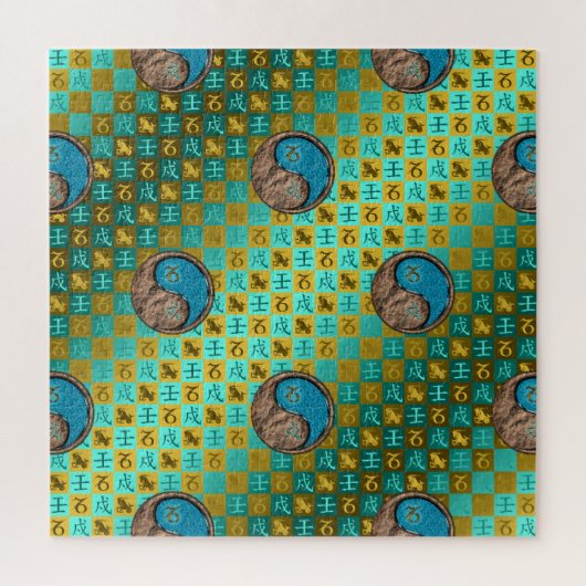 Steenbok & Waterhond Legpuzzel (Verticaal)