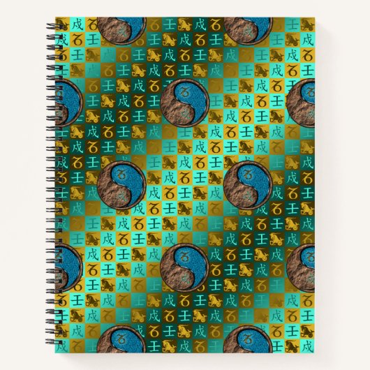 Steenbok & Waterhond Notitieboek (Voorkant)