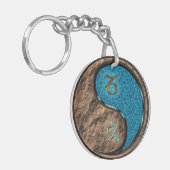Steenbok & Waterhond Sleutelhanger (Voorkant Links)