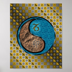 Steenbok & Waterkonijn Poster