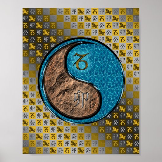 Steenbok & Waterkonijn Poster (Voorkant)