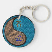 Steenbok & Wateros Sleutelhanger (Achterkant)