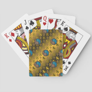 Steenbok & Waterpaard Pokerkaarten