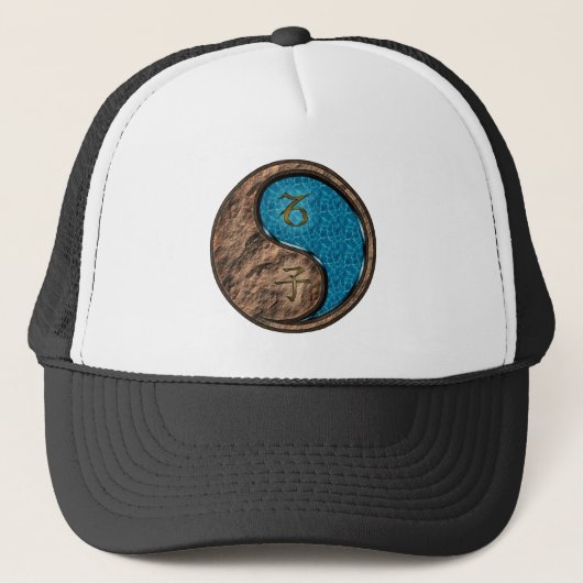 Steenbok & Waterrat Trucker Pet (Voorkant)
