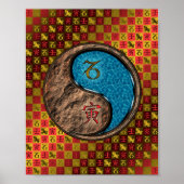 Steenbok & Watertijger Poster (Voorkant)