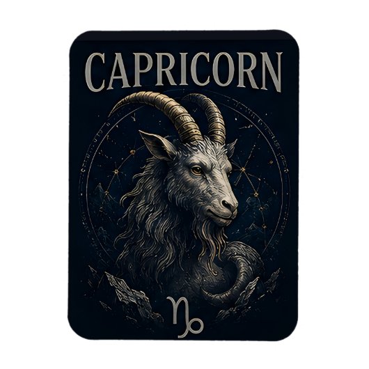 Steenbok Zeegeit Dierenriem Astrologie Symbool Magneet (Verticaal)