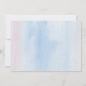 Steenbok Zeemeermin Verjaardagsfeest Uitnodiging (Achterkant)