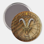 Steenbok Zodiac Astrologie ontwerp Magneet (Voorkant / Achterkant)